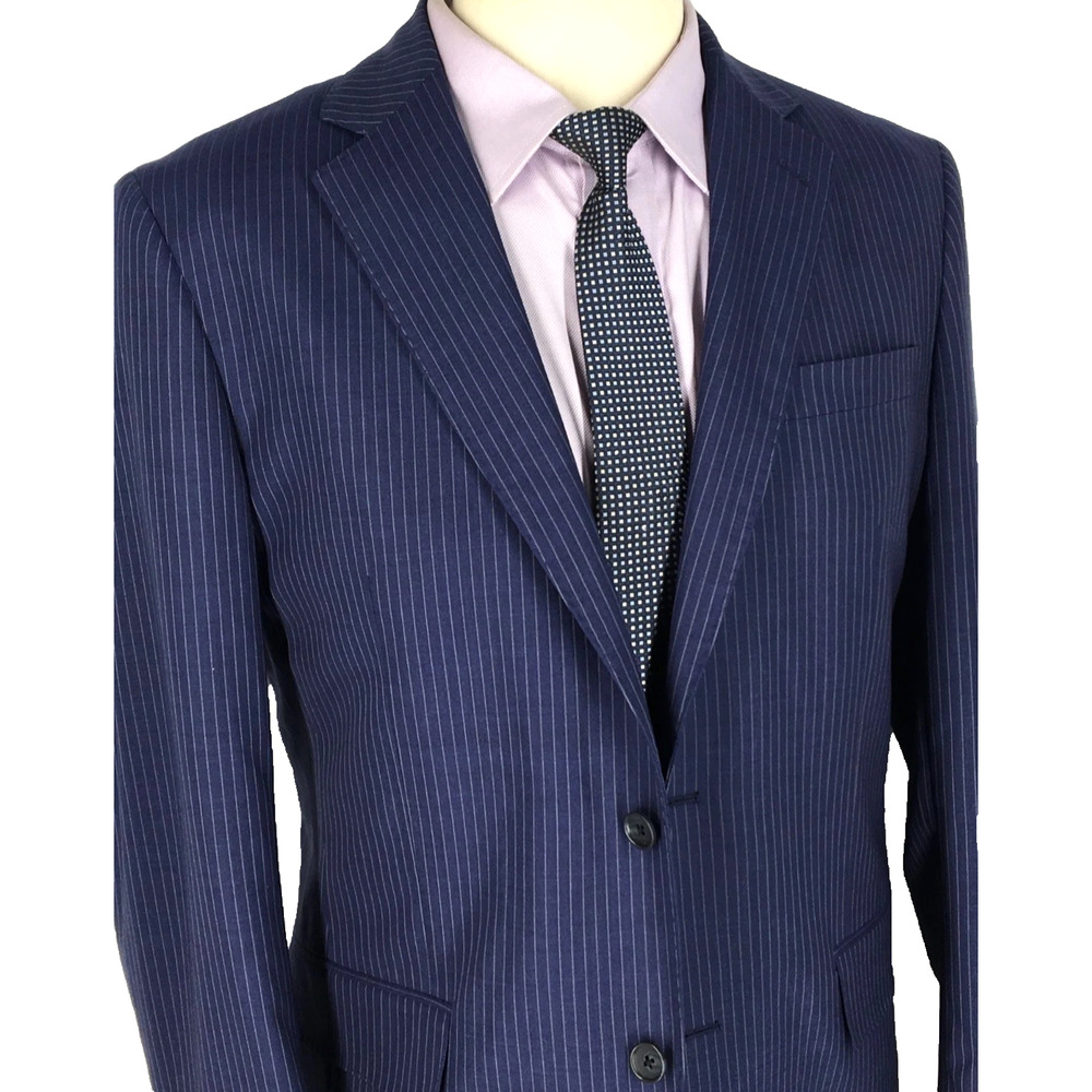 NWOT 40/41R Brooks Brothers Explorer Vitale Barberis Italy 2 Button Blazer Navy - Picture 11 of 16